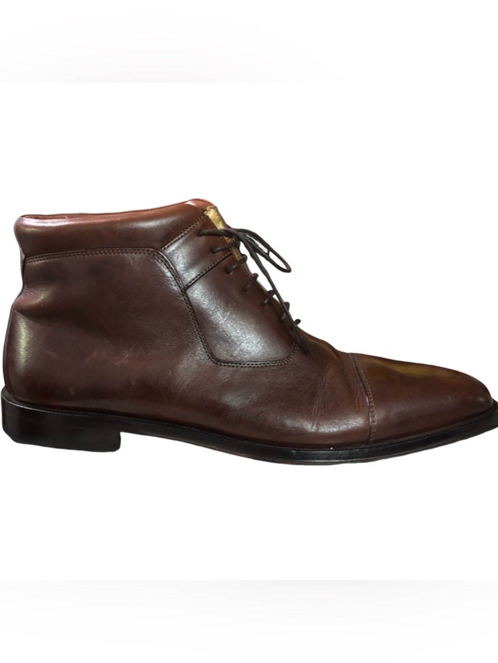 J Murphy By Johnston & Murphy Brown Hi-top Chukka Boots Cap Toe Lace-Ups 11M